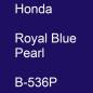 Preview: Honda, Royal Blue Pearl, B-536P.